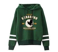 Huacaiyu Anime Haikyuu Sudaderas con Capucha Niño Niña Japonesa Volleyball Karasuno High School Pullover Cosplay Hinata Shoyo Manga Larga Hoodie para Hombres Mujeres