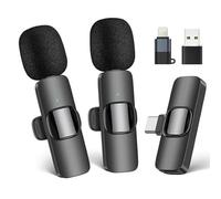 HUACAM Micrófono Lavalier, tipo C, Lightning, interfaz USB, adecuado para teléfonos móviles iOS, sistema Android, computadoras, transmisión en vivo, cursos en línea, grabación de conferencias