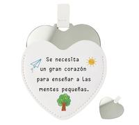 Huaceary Regalo para Profesora Espejo de Bolsillo Regalos Profe Maestra Cumpleaños Regalos Profesora Primaria Guarderia Ideas Regalo Profesor de Infantil Originales Fin de Curso Reyes Navidad