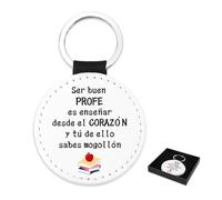 Huaceary Regalo para Profesora Llavero Regalo Profe Maestra Cumpleaños Regalos Profesora Primaria Guarderia Ideas Regalos Profesor de Infantil Originales Fin de Curso Navidad Reyes San Valentín
