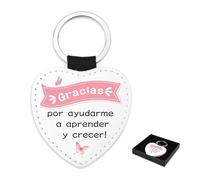 Huaceary Regalo para Profesora Llavero Regalo Profe Maestra Cumpleaños Regalos Profesora Primaria Guarderia Ideas Regalos Profesor de Infantil Originales Fin de Curso Reyes San Valentín Navidad