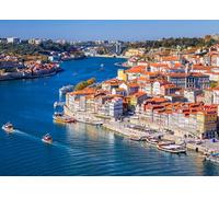 HUADADA Puzzle de 1000 piezas, 1000 piezas, puzle para adultos, puzle imposible, regalo de puzle, juegos de habilidad, rompecabezas inteligentes, puzle colorido, puzle con centro histórico de Oporto
