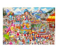 HUADADA Puzzle de 1000 Piezas Para Adultos - Rompecabezas Imposible, Regalo, Juegos de Habilidad, Puzles Inteligentes y Coloridos