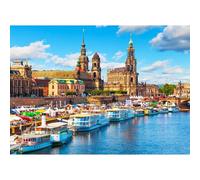 HUADADA Puzzle de 1000 piezas para adultos y niños, juego imposible, regalo de rompecabezas, rompecabezas inteligentes, rompecabezas coloridos, rompecabezas con diseño de Dresde