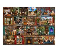 HUADADA Rompecabezas para adultos, 1000 piezas, la fantástica vida de los perros, rompecabezas de 1000 piezas para adultos, juegos interactivos familiares