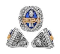 Huadafun 2024 Anillo de Campeonato de fútbol de fantasía con Cajas de Madera de Madera Rugby FFL Champion Rings Souvenir Enviar a FFL Football Fanatics and Sports Collectores