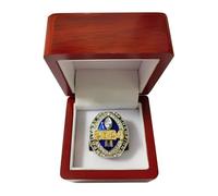 Huadafun Anillo Campeón Fantasy Football 2024 - Réplica FFL League, Recuerdo de Rugby & Regalo para Fans, Joya Coleccionable para Niños, Padres, Exalumnos & Amigos,9#