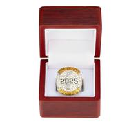 Huadafun Anillo de Campeonato Fantasy Football 2025 - Coleccionable de Campeón FFL, Recuerdo de Rugby y Fútbol, Regalo Deportivo para Aficionados, Amigos y Antiguos Alumnos,13#