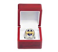 Huadafun FFL Fantasy Football Championship Ring Réplica 2023 Rugby League Champion Rings Fan Friend Gifts Souvenir Office Friend Room Showcase Ornaments,13#