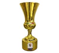 Huadafun Replica del Trofeo Timcup Championship - Trofeo Coppa Italia de Fútbol para Fans, Coleccionistas & Decoración de Club | Regalos de Fútbol para Oficina, Casa & Sala de Deportes