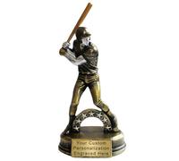 Huadafun Trofeo Bateador Béisbol, Premio MVP Acción Bate Softball, Trofeo Deportivo Personalizado para Niños Niñas, Regalo Familiar y Decoración Escritorio