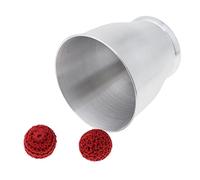 HuadaXtai 3 Piezas Cups and Balls Set de Tazas y Bolas Utensilios de Accesorios para Material Metálico Adecuado para Presentaciones