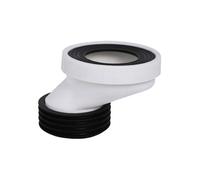 HuadaXtai Adaptador de Desagüe de Inodoro Tubo Desplazador Conector Sello Junta Material PP y Goma Drenaje Silencioso Antibloqueo Ajuste de Instalación Reparación de Baños Obra Doméstica, 5CM