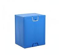 HuadaXtai Asiento Musical Infantil Taburete Cubo Almacenamiento Silla Banco Apilable Resistente y sin Olor con Asa Integrada Adecuado para Aula Guardería Sala, Azul
