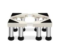 HuadaXtai Base Elevadora para Lavavajillas Soporte, Largo 44-62cm Ancho 30-40cm, Pies De Acero Inoxidable Elevados 23-26cm
