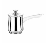 HuadaXtai Cafetera Turca Tetera Lechera Cazo con Vaso de Acero Inoxidable para Calentar Leche Derretir Chocolate y Preparar Café Mango Largo Aislante Adecuada para Cocina Oficina Viajes, 720ml, 桶形