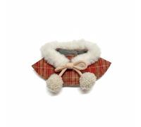 HuadaXtai Capa para Muñeca Capa Accesorio Abrigo con Silueta de Gato con Flecos Suave Adecuado para Muñecos 10cm-15cm Juego Imaginativo Fotografía Colección , Rojo , 10-15cm Universal