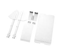 HuadaXtai Deflector de Aire Acondicionado Desviador Panel Guía Universal Protector contra Corrientes con Rotación en 7 Posiciones Y Fijación Estable, Longitud 90 Cm