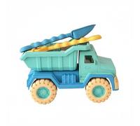 HuadaXtai Juego de Arena Infantil Conjunto de Vehículos Pala Balde Transportador Práctico Ligero para Niños Adecuado para Playa Jardín, Verde
