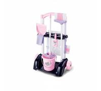HuadaXtai Juego Infantil de Limpieza Carrito de Juguetes Escoba Cubo Trapeador Herramientas Variadas Promueve Habilidades Adecuado para Juegos Imitados , 66732 Set
