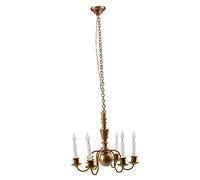 HuadaXtai Lámpara Colgante de Techo, Luces Blancas, Tamaño Mini, Jardín, Arquitectura, Modelo, Edificio /87 Escala HO, Oro 13,5 cm