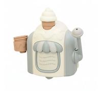 HuadaXtai Máquina de Burbujas para Niños Juguete para Baño Dispensador de Espuma Ficticio Diseño Interactivo Adecuado para Juego Imaginativo Hora del Baño, Array, Azul Crema