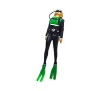HuadaXtai Miniatura Figura Figuras Micro Paisaje Modelo Accesorio Pintado a Mano Diseño Detallado Material de Resina Adecuado para Maqueta Ferroviaria, Verde