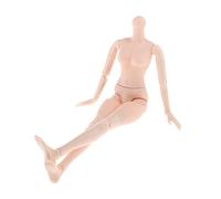 HuadaXtai Muñeca Femenina Flexible de 37 Cm con 26 Articulaciones, Modelo para Mismo, Sin Cabeza