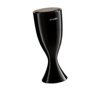 HuadaXtai Papelera Cubo Basura Botella Residuos de Plástico con Tapa Diseño Elevado Y Doble Compartimiento Adecuada para Cocina Sala Oficina Hogar, Negro