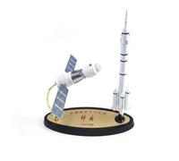 HuadaXtai Recuerdo Maqueta Modelo Nave Adorno de Mesa con Base Ovalada Aleación de Madera con Placa Grabada Escala1 80 Adecuado para Oficina Doméstica Estante de Exhibición