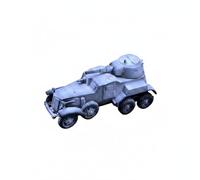 HuadaXtai Réplica de Vehículo Militar Coche Miniatura Figura Coleccionable Tanque Modelo en Historia con Pintura Detallada Adecuada para Exposiciones y de Escritorio, Blanco