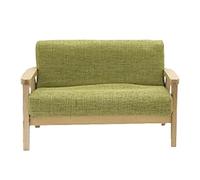 HuadaXtai Sofá Clásico a Escala 1:6 para Casa de Muñecas, Muebles en Miniatura para Sala de Estar, 11x6x7,5 Cm, Verde