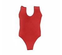 HuadaXtai Traje de Baño para Mujer Leotardo Pieza Figura Vestido Realista Accesorio Muñeca Adecuado para Escenas de Hobby Figuras de Acción, Rojo