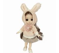 HuadaXtai Vestido de Muñeca Ropa Traje Conjunto Tela Suave Resistente al Juego Ajuste para Muñecas de 17cm y 6 Pulgadas Adecuado para Juego de Roles Regalo , Estilo 8