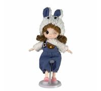 HuadaXtai Vestido de Muñeca Ropa Traje Conjunto Tela Suave Resistente al Juego Ajuste para Muñecas de 17cm y 6 Pulgadas Adecuado para Juego de Roles Regalo , Estilo 4