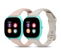 Huadea Paquete de 2 correas delgadas de silicona compatibles con Gabb Watch 3e Band 3 2 1/Gizmo Adventrue 3 3 2 1/SyncUP y Cosmo JrTrack 5/4/3/2 SE/2/JrTrack, correa deportiva delgada estrecha y suave