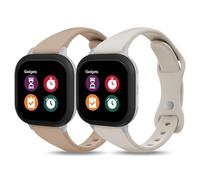 Huadea Paquete de 2 correas delgadas de silicona compatibles con Gabb Watch 3e Band 3 2 1/Gizmo Adventrue 3 3 2 1/SyncUP y Cosmo JrTrack 5/4/3/2 SE/2/JrTrack, correa deportiva delgada estrecha y suave