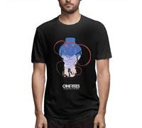Huadian Your Name Kimi No Na WA Short Sleeve T Shirt Man'S Casual Style Clothes T-Shirt Black XL