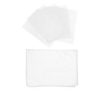HuadZhylyx Bolsas de Cebo solubles en Agua de PVA, Bolsas de Cebo para la Pesca de Carpa, se disuelven rápidamente en Agua fría sin Dejar residuos, Paquete de 50 Bolsas Transparentes y (150 * 200mm)