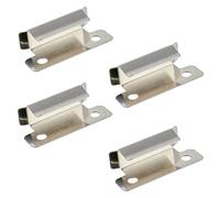 HUAERW Impresora 3D Abrazadera de cama Abrazadera de cama de vidrio con calefacción Abrazadera de cama de vidrio Compatible con Ender 3/3 v2 / 3S / 3 Pro / 5 Pro CR-20 Pro CR-10S Pro Series (4 p)