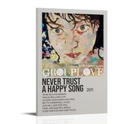 HUAEYWQBERRH GROUPLOVE - Póster decorativo para sala de estar, dormitorio, pintura decorativa de 60 x 90 cm, estilo marco