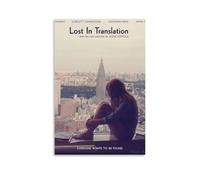 HUAEYWQBERRH Póster de Lost in Translation para sala de estar, dormitorio, arte de pared, impresión decorativa de portada, 20 x 30 cm, estilo sin marco