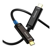 huaham Cable de fibra óptica USB C a C, 20 m de transmisión de larga distancia, delgado tipo C 3.2 AOC 10 Gbps cable USB ultra alta velocidad para VR, Xbox 360, portátil, etc