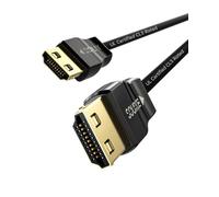 huaham UL certificado CL3 cable de fibra óptica calificado HDMl 25FT, 48 Gbps Ultra Pequeño Conector HDMI 2.1 Cable 8K60Hz y 4K120Hz, soporte eARC, Dolby, compatible con Blu-ray Roku LG PS5 PS4