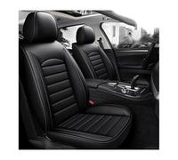HUAIHUABA Fundas Asientos Coche para Skoda Kodiaq/Karoq/Skoda Fabia 2007-2025, Universal Juegos Cubreasientos Delanteros Funda Asiento Protector-2 Piel Plazas(Schwarz)
