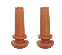 Huairdum 2 Piezas de Madera de Azufaifa para Violín, Superficie Lisa, Grano de Madera Fino, Textura Dura y Densa, Accesorios para Instrumentos Musicales Hechos a Mano con Opción de Ojo de, para (#2)