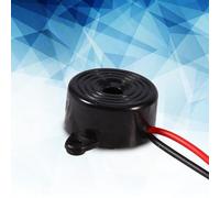 Huairdum Alarma Zumbadora Electrónica Piezoeléctrica 3-24V 12VDC 85-95dB Sirena Sonora con Cable de 100 Mm, Ideal para Computadoras, Impresoras, Alarmas y Juguetes Electrónicos