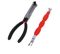 Huairdum Automotive Electrical Connector Pliers for Cars, Trucks, SUVs | Gancho de doble cabeza y puntas puntiagudas, aleación de acero, herramienta de extracción de terminales
