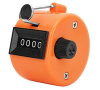Huairdum Berm Contador de Cuentas Manual, Herramienta de Conteo Portátil de 4 Dígitos con Gancho, Contador de Equipos Deportivos, Ideal para Equipos y Accesorios Deportivos, Rango de Conteo 0-9999