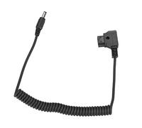 Huairdum Cable D Tap a CC, Cable de Alimentación Flexible de 5,5x2,5mm para Cámara DSLR, Monitor BMCC BMPC, Lámpara LED de Noticias, Negro, 35cm, 100cm
